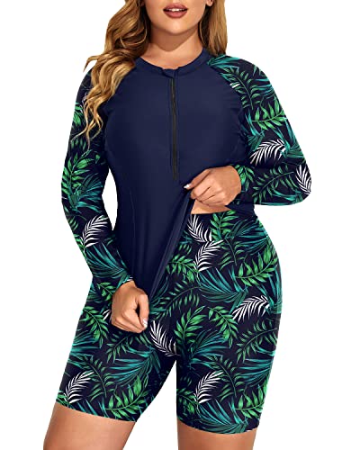 Long sleeve bathing suit plus size online