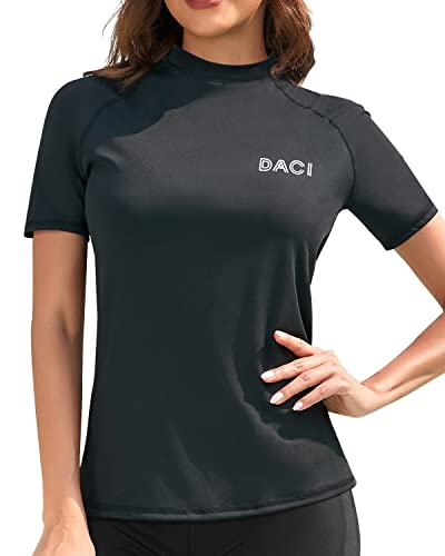 Daci Women Rash Guard Long Sleeve One Piece Swimsuit Zipper Surfing Bathing  Suit UPF 50, Black 3, M price in UAE,  UAE