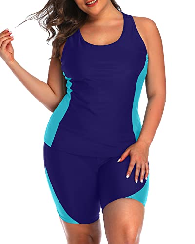 Daci Women Two Piece Plus Size Swimsuit with Bottom Peplum Tankini High  Waisted Tummy Control Bathing Suit : : Clothing, Shoes &  Accessories